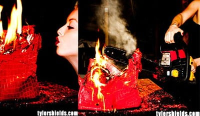 Burning Crocodile Skin Birkin