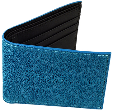 Row Orange Stingray Skin Wallet