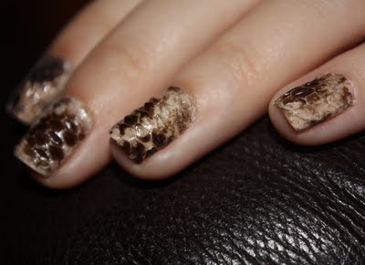 python skin manicure