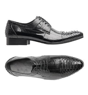 It takes a bit of work, but you can create incredibly distinct and elegant men's shoes out of exotic leather.