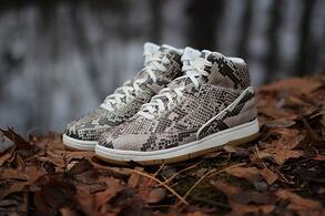 Nike made a splash with their own pair of python sneakers a while back. Nike made a splash with their own pair of python sneakers a while back.