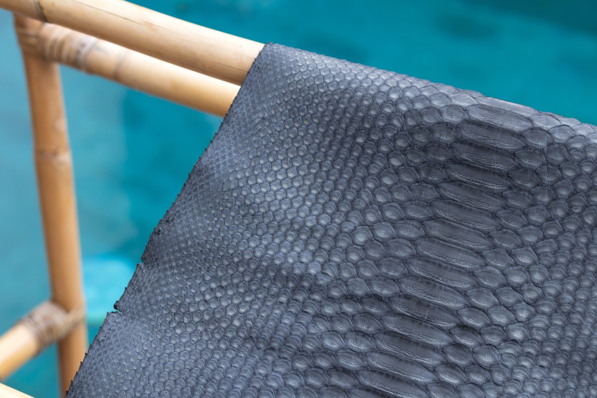 Alligator skin on rack 139117340