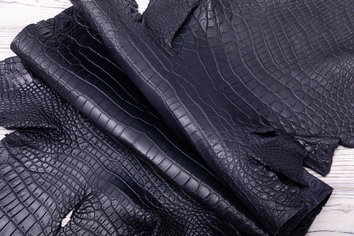 Alligator skin leather 416819378