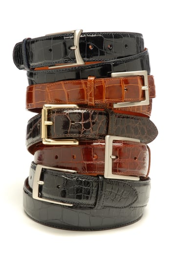 Alligator Leather Belts