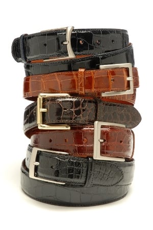 alligator leather makes for beautiful menswear belts.