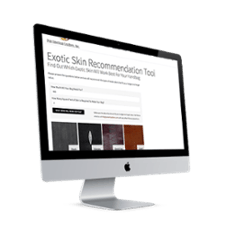 The Exotic Skin Recommendation Tool