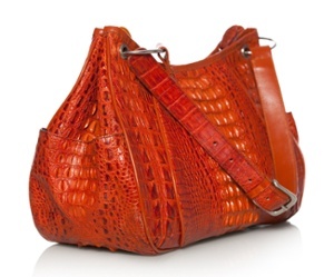 crocodile skin handbag photo